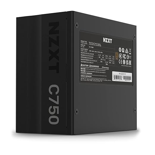 NZXT C Series 750W 80 PLUS Bronze Power Supply NZXT C Series 750W 80 PLUS Bronze Power Supply
